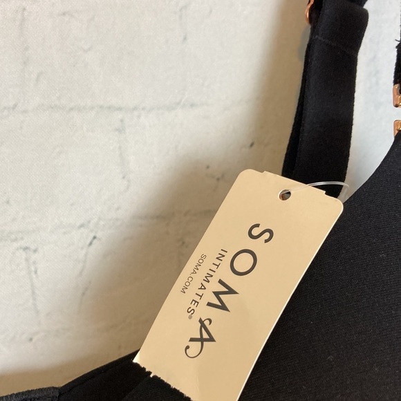 Soma NWT Bodify Perfect Coverage Bra 40DDD Black T-Shirt Underwire Adjustable - Picture 5 of 16